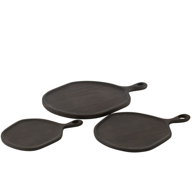 J-Line snijplank goa mangohout wenge large 58x39x2.5cm 3009891 large