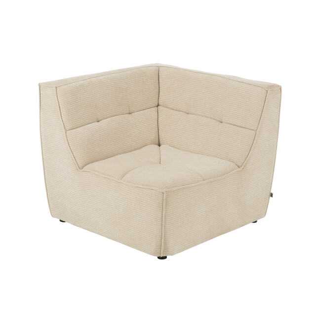 J-Line hoekfauteuil grid populierenhout/schuim 98x98x83cm 3002369 large