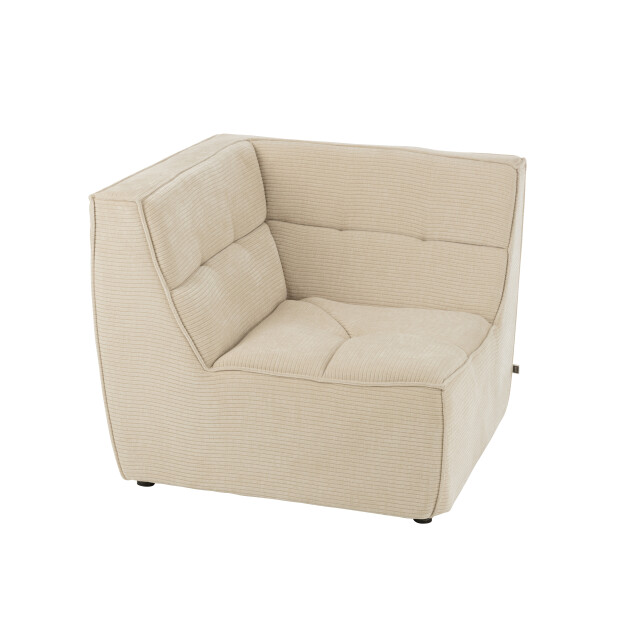 J-Line hoekfauteuil grid populierenhout/schuim 98x98x83cm 3002369 large