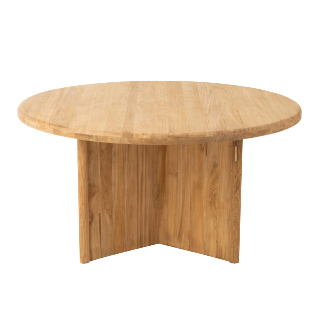J-Line tafel rond teak hout 150x150x75cm 3002197 large