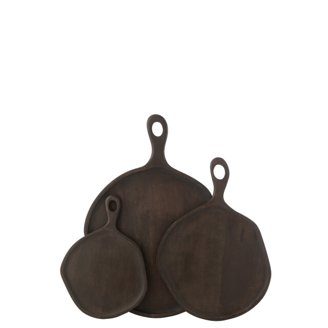 J-Line snijplank goa mangohout wenge large 58x39x2.5cm 3009891 large