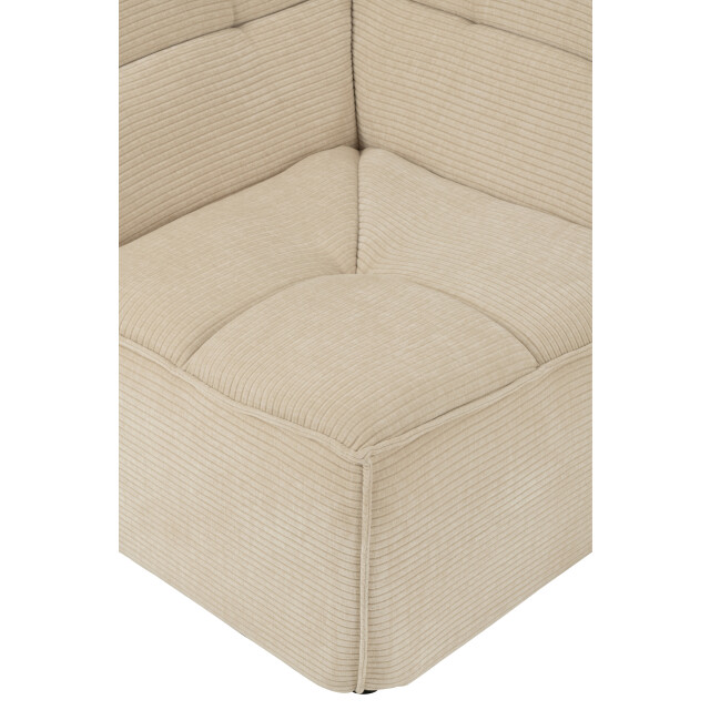J-Line hoekfauteuil grid populierenhout/schuim 98x98x83cm 3002369 large