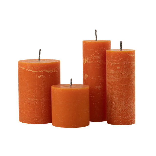 J-Line buitenkaars pilaar paraffine extra large-50uren 28x10x10cm 3009049 large