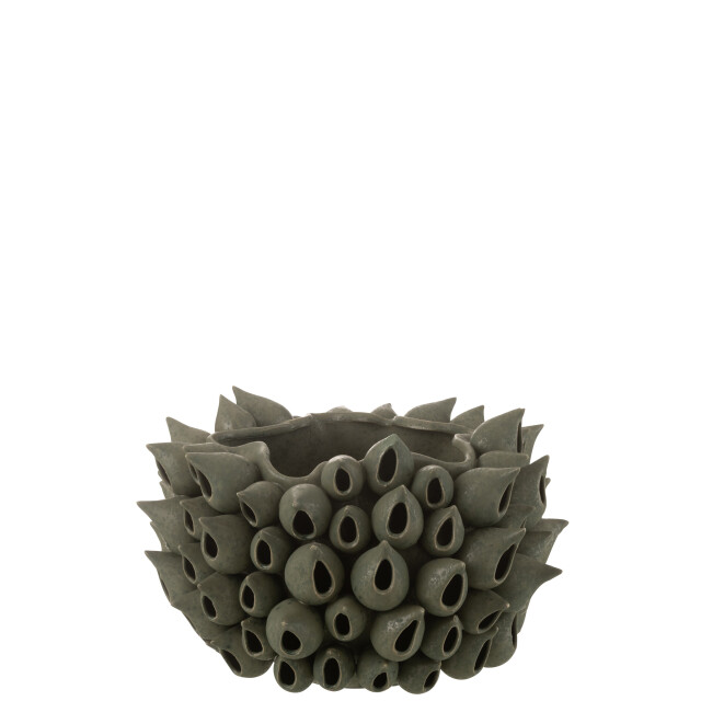 J-Line bloempot anemone low porselein 36x35x24cm 3002614 large