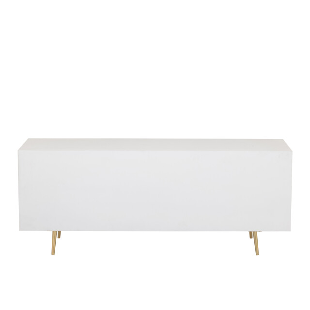 J-Line dressoir lijnen 4 lades 2 deuren hout/metaal /goud 150x45x60cm 3013809 large