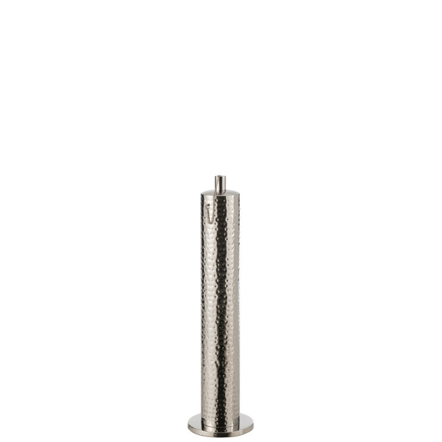 J-Line fakkel tiffany stainless steel zilver medium 17x17x66cm 3014814 large