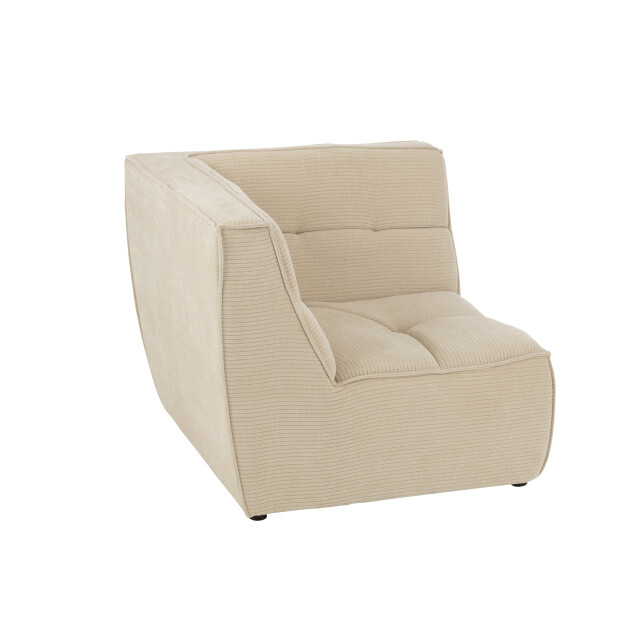 J-Line hoekfauteuil grid populierenhout/schuim 98x98x83cm 3002369 large