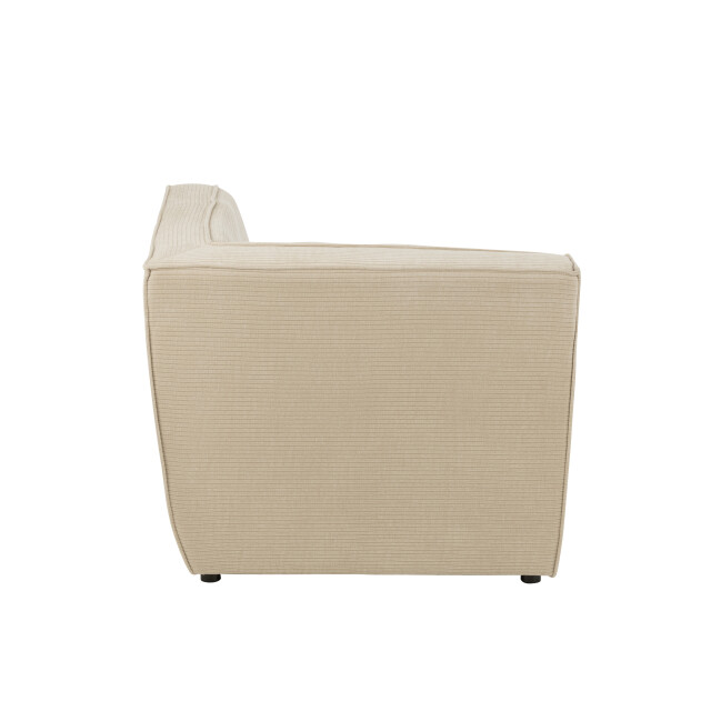 J-Line hoekfauteuil grid populierenhout/schuim 98x98x83cm 3002369 large