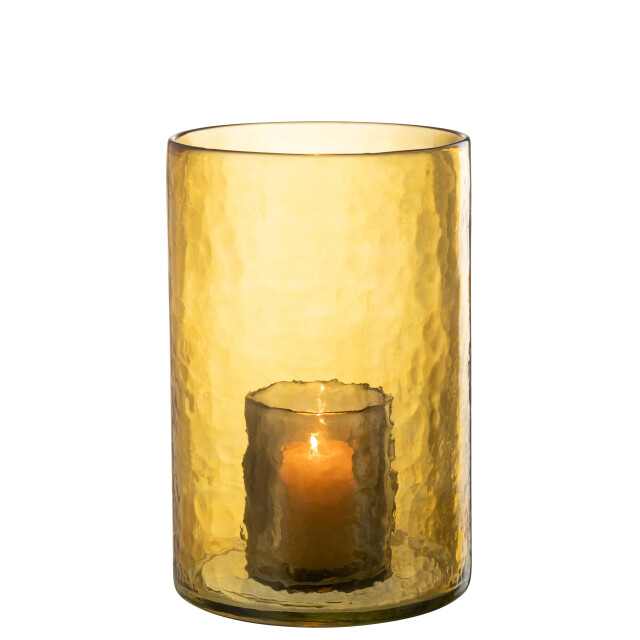 J-Line windlicht dubbel glas large 20.5x20.5x30.5cm 3013740 large