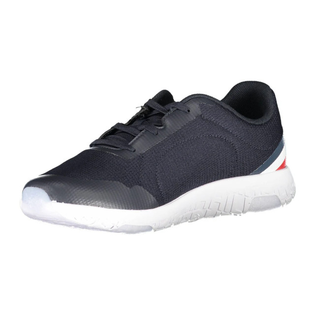 Tommy Hilfiger Slanke sneakers met contrasterende zool Tommy Hilfiger Slanke blauwe sneakers met contrasterende zool large