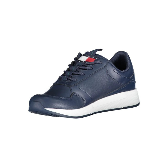 Tommy Hilfiger Chique contrasterende sneakers Tommy Hilfiger chique blauwe contrasterende sneakers large