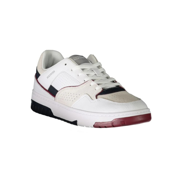 Tommy Hilfiger Te polyester sneaker Tommy Hilfiger Witte Basket Modern Sneakers large