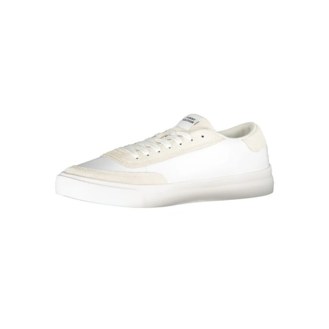 Tommy Hilfiger Te polyester sneaker Tommy Hilfiger witte polyester Signature sneaker large