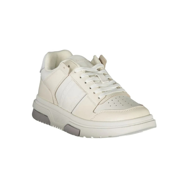 Tommy Hilfiger Chique te sneakers met logodetail Tommy Hilfiger chique witte sneakers met logodetail large