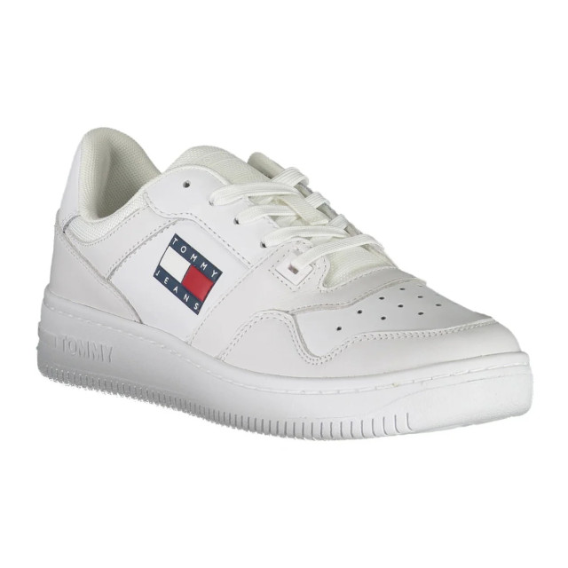 Tommy Hilfiger Slanke te sneakers met milieuvriendelijke twist Tommy Hilfiger Wit Milieuvriendelijk Sneakers large