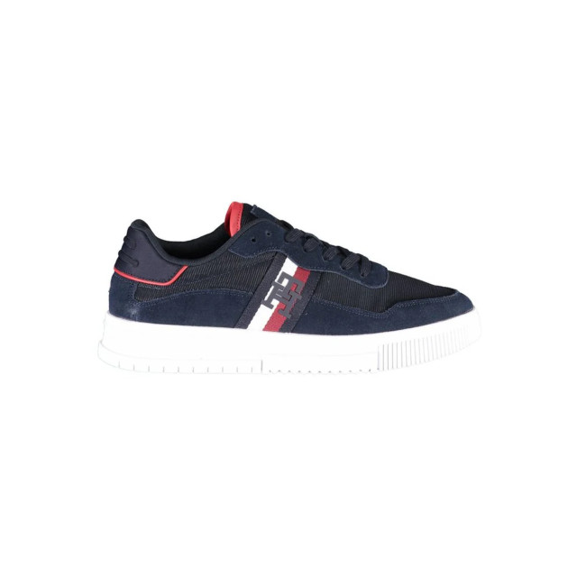 Tommy Hilfiger Chique sneakers met contrasterende details Tommy Hilfiger chique blauwe sneakers met contrasterende details large