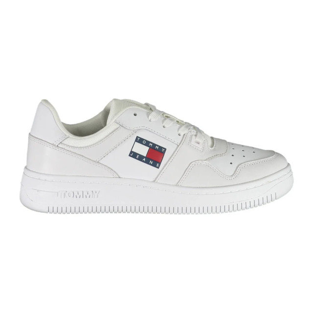 Tommy Hilfiger Slanke te sneakers met milieuvriendelijke twist Tommy Hilfiger Wit Milieuvriendelijk Sneakers large