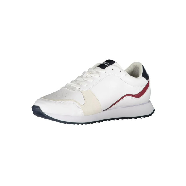 Tommy Hilfiger Te polyester sneaker Tommy Hilfiger witte polyester sneaker large