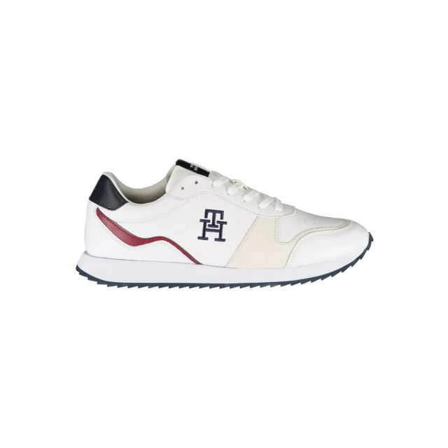 Tommy Hilfiger Te polyester sneaker Tommy Hilfiger witte polyester sneaker large