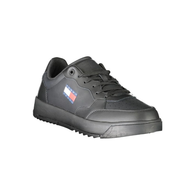 Tommy Hilfiger Polyester sneaker Tommy Hilfiger Restro Essential 1397 Zwarte Sneakers large