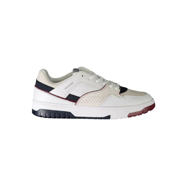 Tommy Hilfiger Te polyester sneaker Tommy Hilfiger Witte Basket Modern Sneakers large