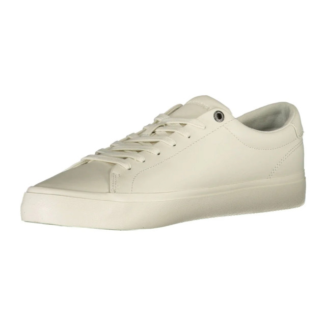 Tommy Hilfiger Elegante te sneakers met logodetail Tommy Hilfiger elegante witte sneakers met logodetail large