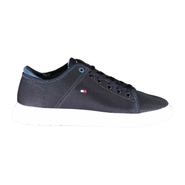 Tommy Hilfiger Chique sneakers met logodetail Tommy Hilfiger chique blauwe sneakers met logodetail large