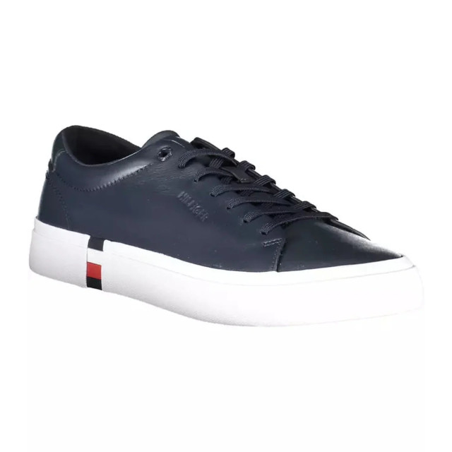 Tommy Hilfiger Slanke sneakers met veters Tommy Hilfiger Slanke blauwe sneakers met veters large