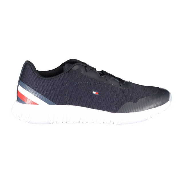 Tommy Hilfiger Slanke sneakers met contrasterende zool Tommy Hilfiger Slanke blauwe sneakers met contrasterende zool large