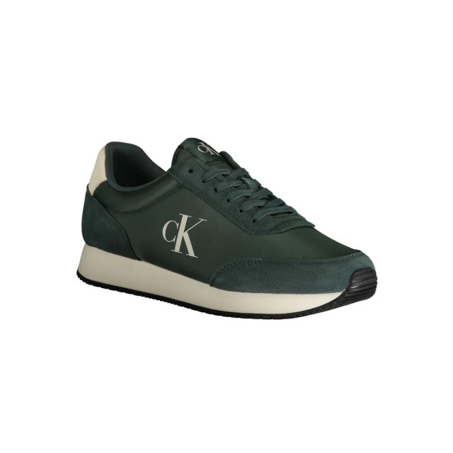 Calvin Klein Polyester sneaker Calvin Klein Groene Heren Sportieve Veterschoenen large