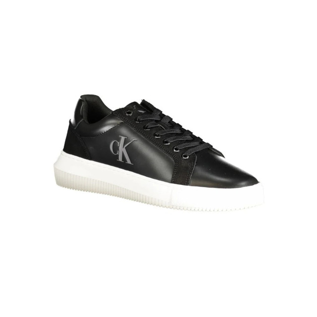 Calvin Klein Polyester sneaker Calvin Klein Zwarte Chunky Cupsole Sneaker large