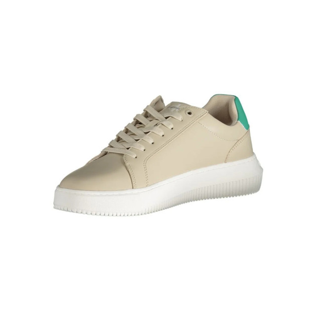 Calvin Klein Polyester sneaker Calvin Klein Jeans Beige Heren Classic Sneaker large