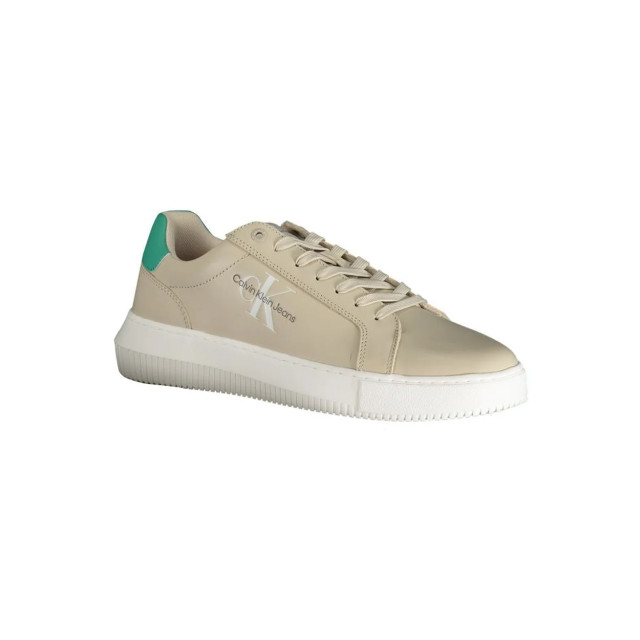 Calvin Klein Polyester sneaker Calvin Klein Jeans Beige Heren Classic Sneaker large