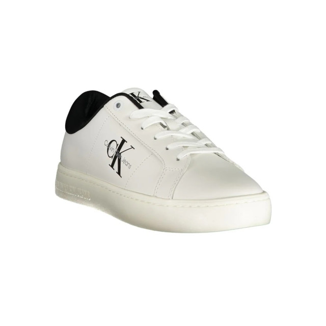 Calvin Klein Te polyester sneaker Calvin Klein Witte Klassieke Cupsole Sneaker large