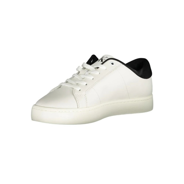 Calvin Klein Te polyester sneaker Calvin Klein Witte Klassieke Cupsole Sneaker large