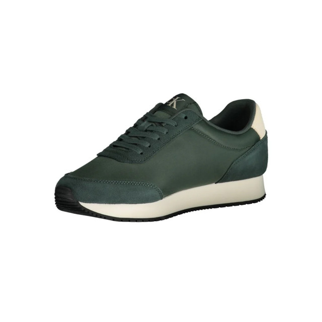 Calvin Klein Polyester sneaker Calvin Klein Groene Heren Sportieve Veterschoenen large