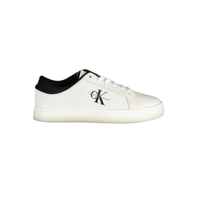 Calvin Klein Te polyester sneaker Calvin Klein Witte Klassieke Cupsole Sneaker large