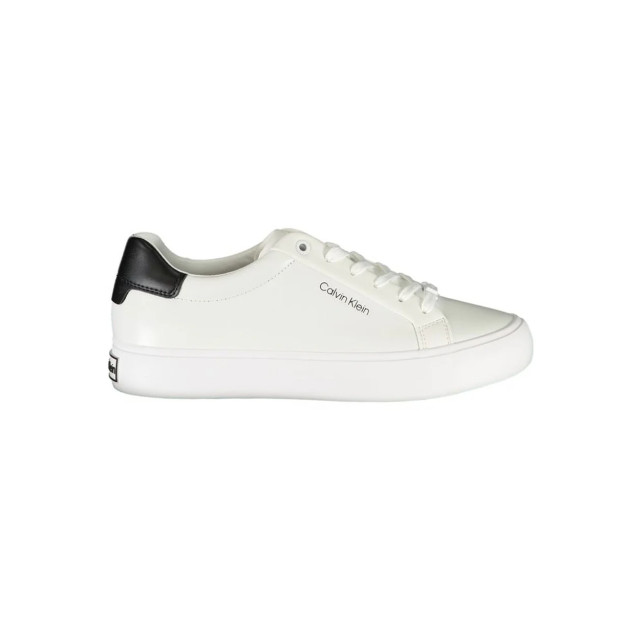 Calvin Klein Te polyester sneaker Calvin Klein Witte Polyester Sneaker large