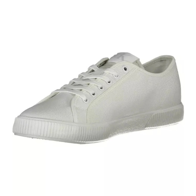 Calvin Klein Te sneakers met milieubewust ontwerp Calvin Klein Witte Sneakers Met Milieubewust Ontwerp large