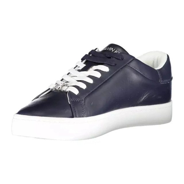 Calvin Klein Chique sneakers met contrasterende details Calvin Klein Chique Blauwe Sneakers Met Contrasterende Details large