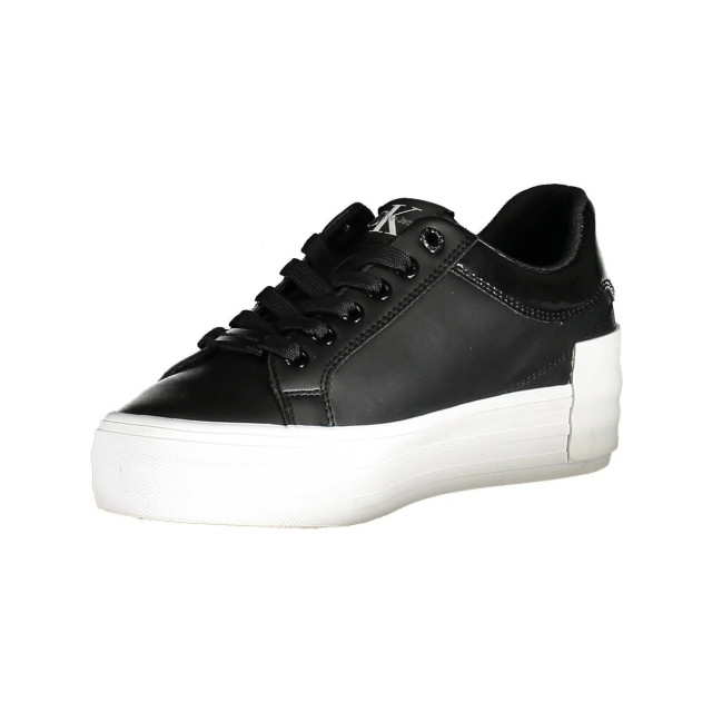 Calvin Klein Chique platformsneakers Calvin Klein Zwarte Chique Platformsneakers large