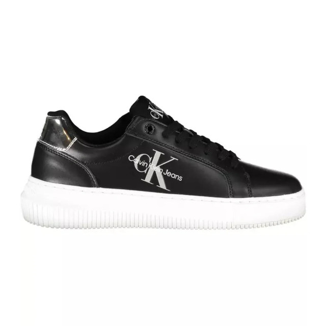 Calvin Klein Sneakers met contrasterende details Calvin Klein Zwarte Sneakers Met Contrasterende Details large