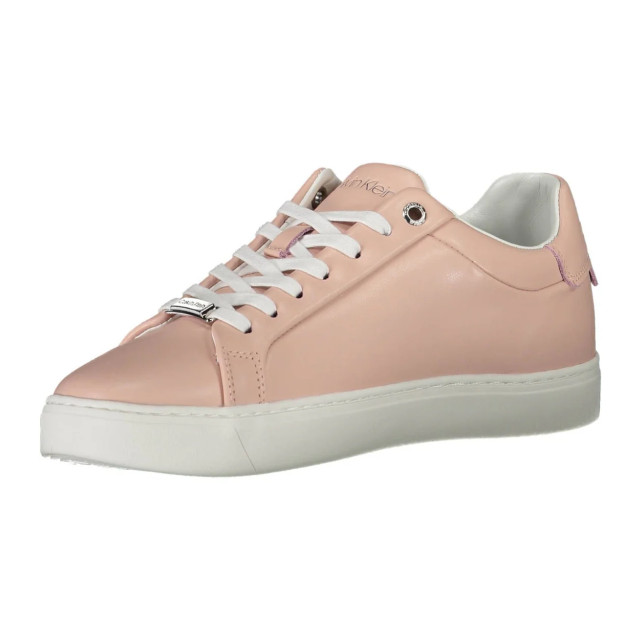 Calvin Klein Chique sneaker met logoaccenten Calvin Klein Chique Roze Sneaker Met Logoaccenten large