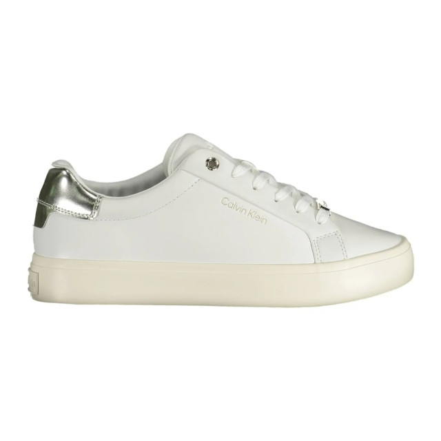 Calvin Klein Elegante te contrasterende sneaker Calvin Klein Elegante Witte Contrasterende Sneaker large