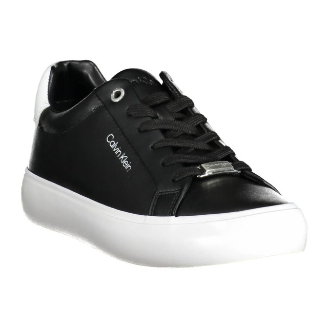 Calvin Klein Sneakers van gerecycled polyester Calvin Klein Zwarte Sneakers Van Gerecycled Polyester large