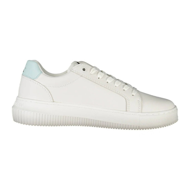 Calvin Klein Chique te sneaker met contrasterende details Calvin Klein Chique Witte Sneaker Met Contrasterende Details large