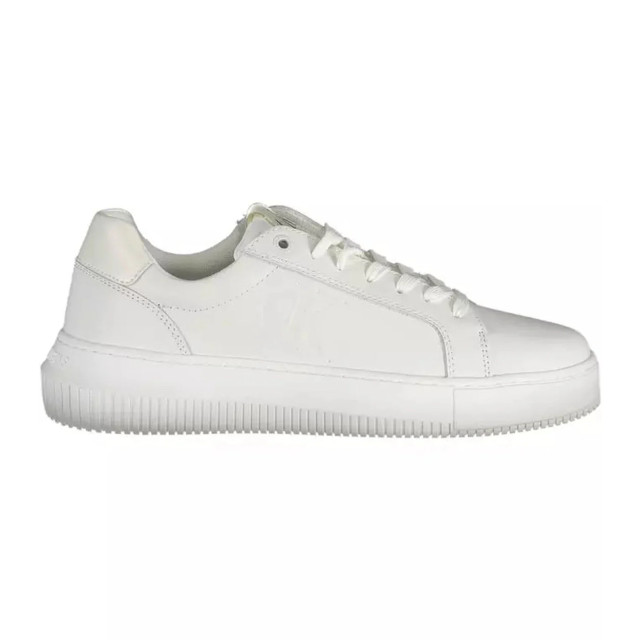 Calvin Klein Elegante te contrasterende sneaker Calvin Klein Elegante Witte Contrasterende Sneaker large