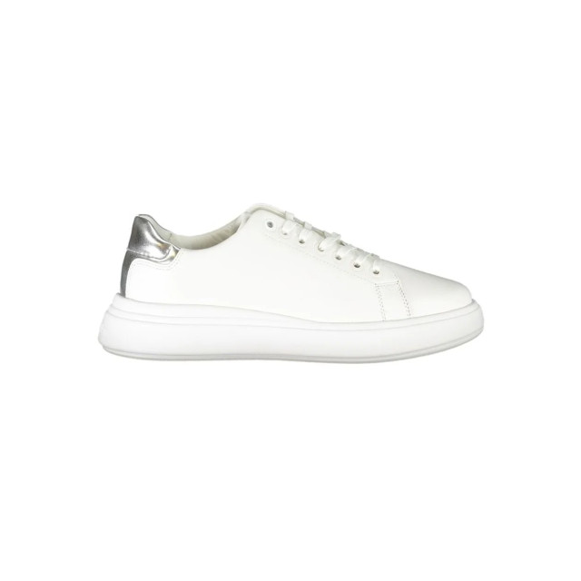 Calvin Klein Chique te sneaker met contrasterende details Calvin Klein Chique Witte Sneaker Met Contrasterende Details large