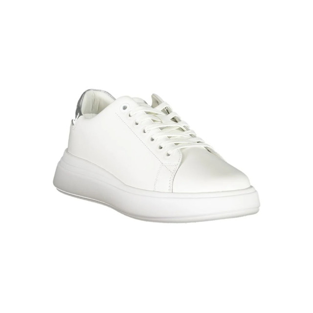 Calvin Klein Chique te sneaker met contrasterende details Calvin Klein Chique Witte Sneaker Met Contrasterende Details large