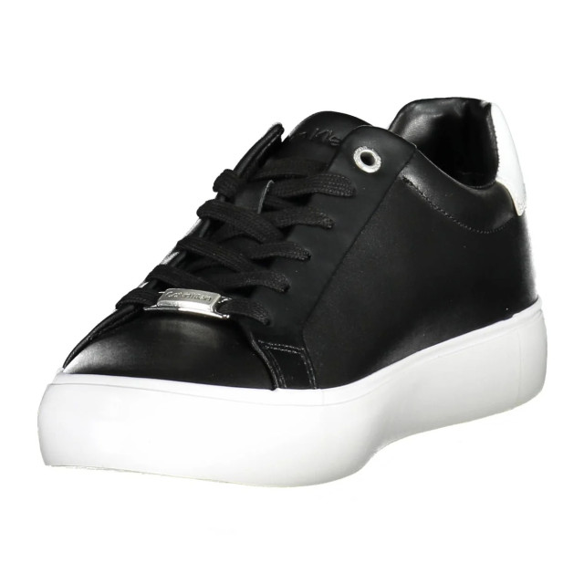 Calvin Klein Sneakers van gerecycled polyester Calvin Klein Zwarte Sneakers Van Gerecycled Polyester large